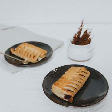 Himbeer-Mascarpone-Tasche