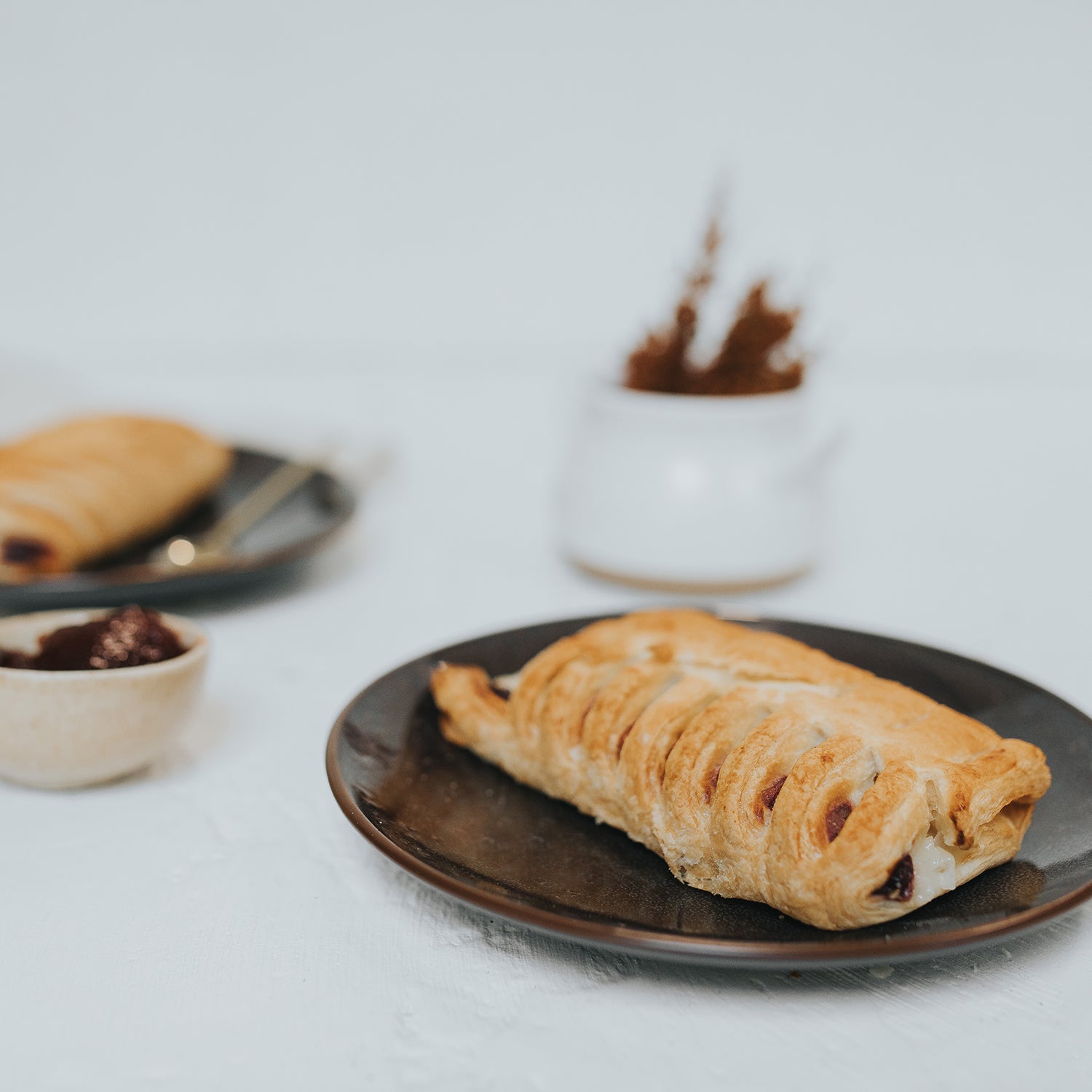 Himbeer-Mascarpone-Tasche